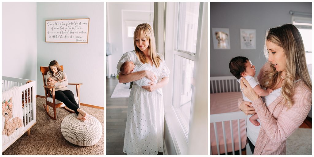 what mom should wear for a newborn session