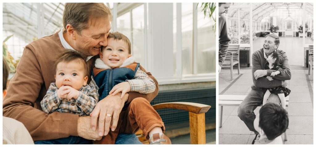 joyful grandparent with grandchild 