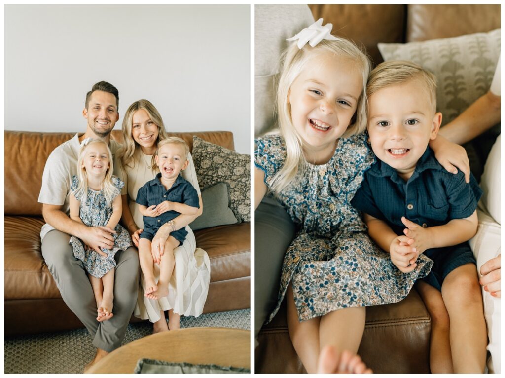 In-Home Family Photography Session in OKC