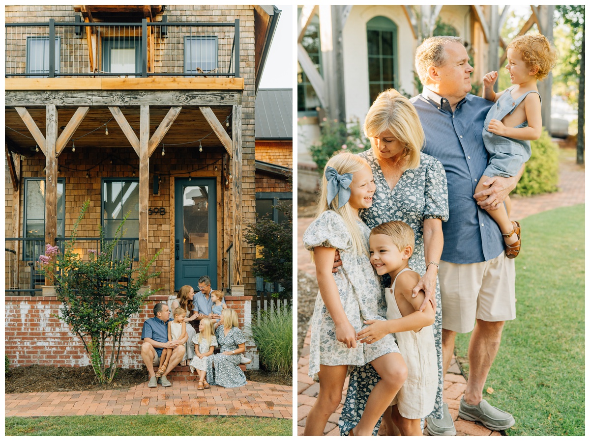 Children with grandparents at Lake Eufaula community 