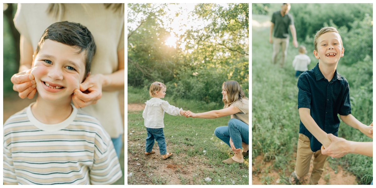 using the exposure triangle for fast moving outdoor family sessions
