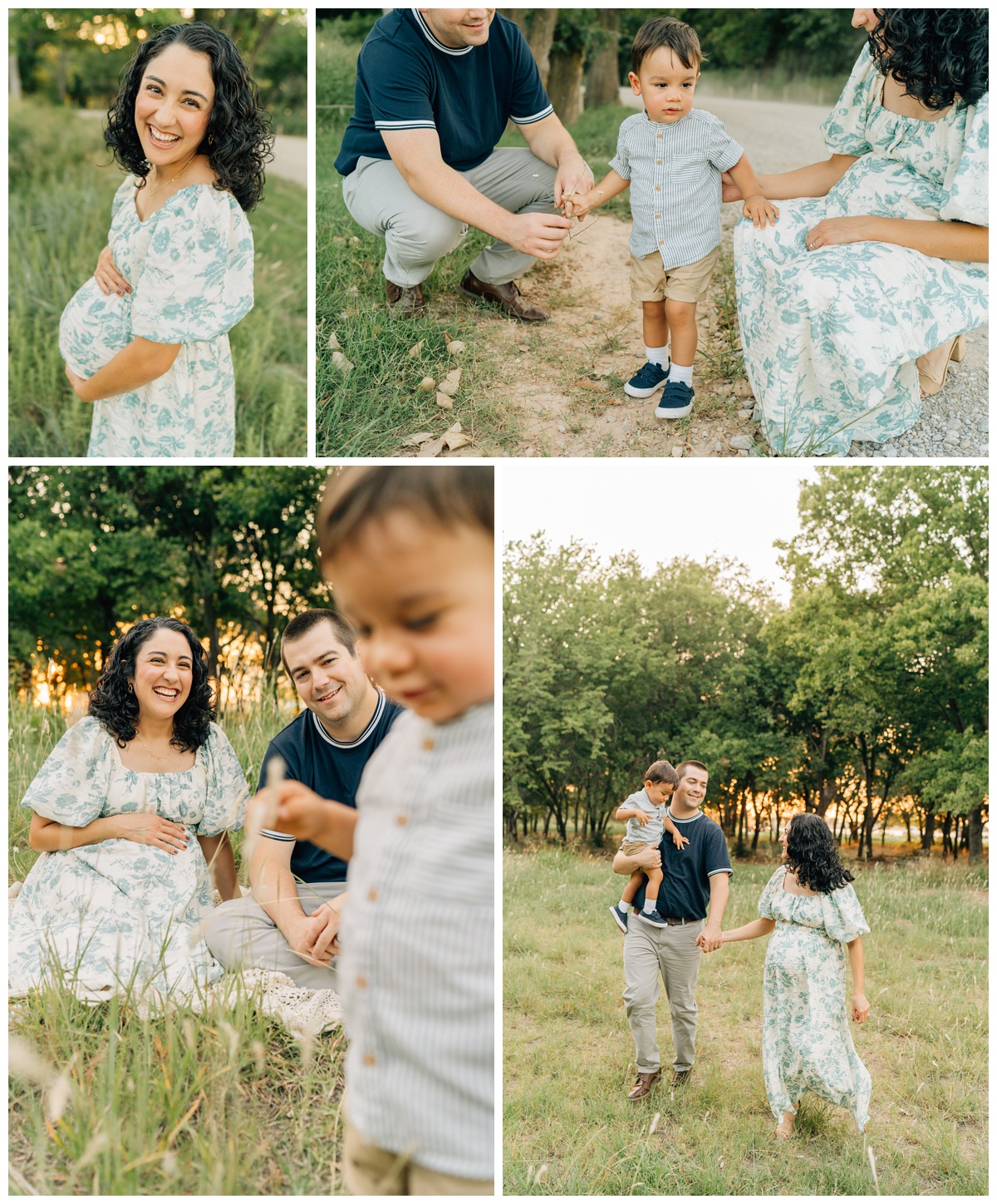 playful maternity session with sibling with Haley Kinzie Photography